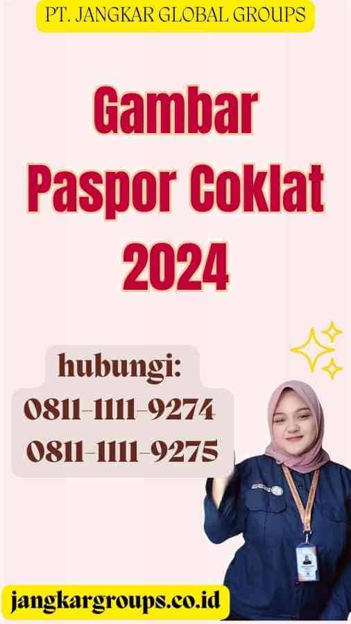 Gambar Paspor Coklat 2024