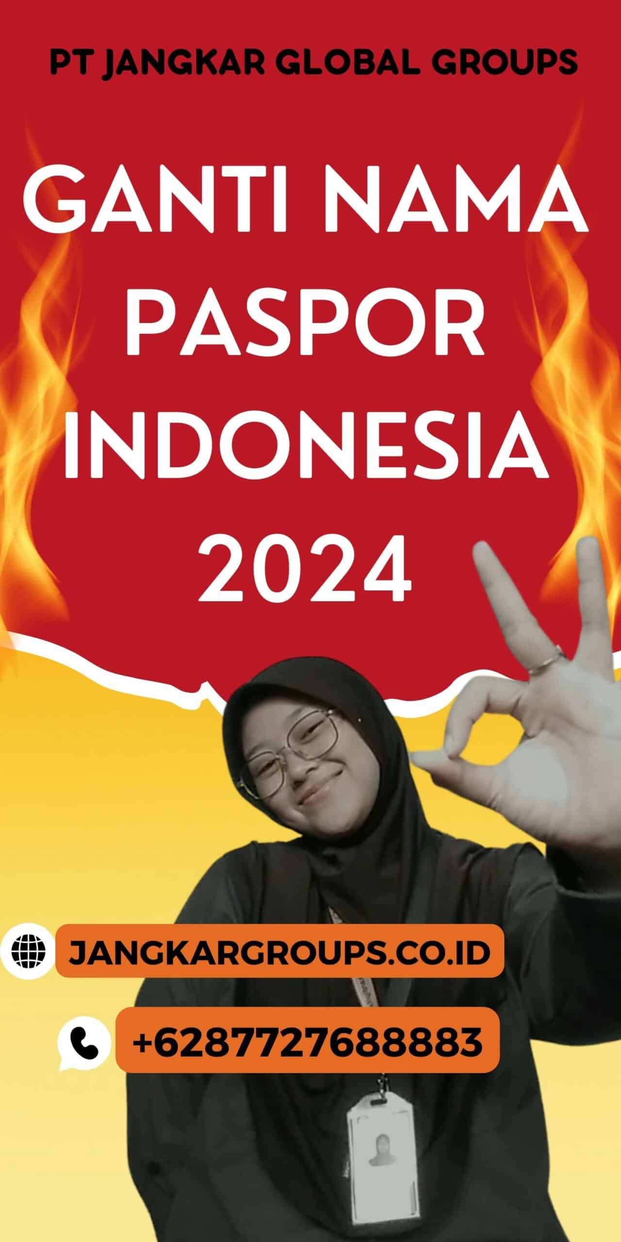 Ganti Nama Paspor Indonesia 2024