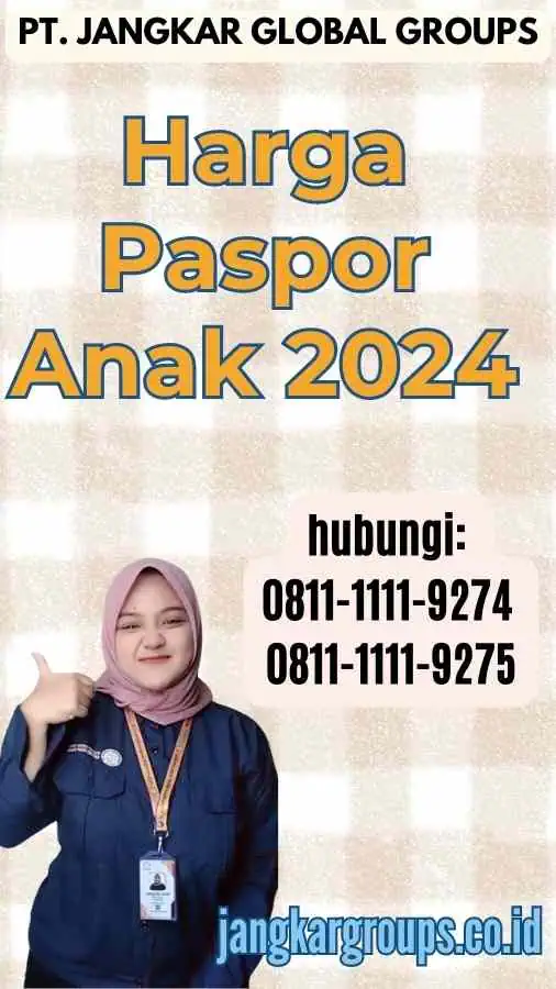 Harga Paspor Anak 2024