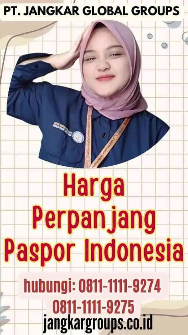 Harga Perpanjang Paspor Indonesia