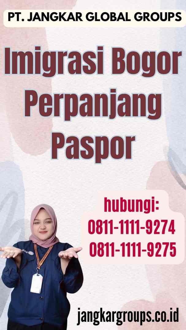 Imigrasi Bogor Perpanjang Paspor