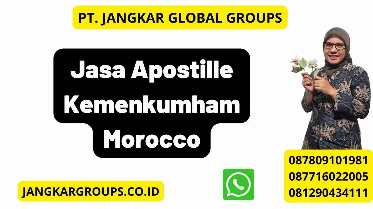 Jasa Apostille Kemenkumham Morocco