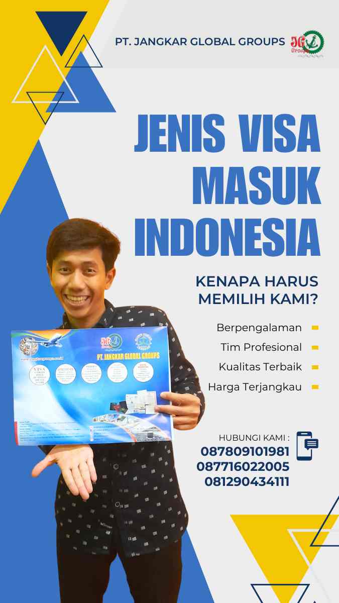 Jenis Visa Masuk Indonesia