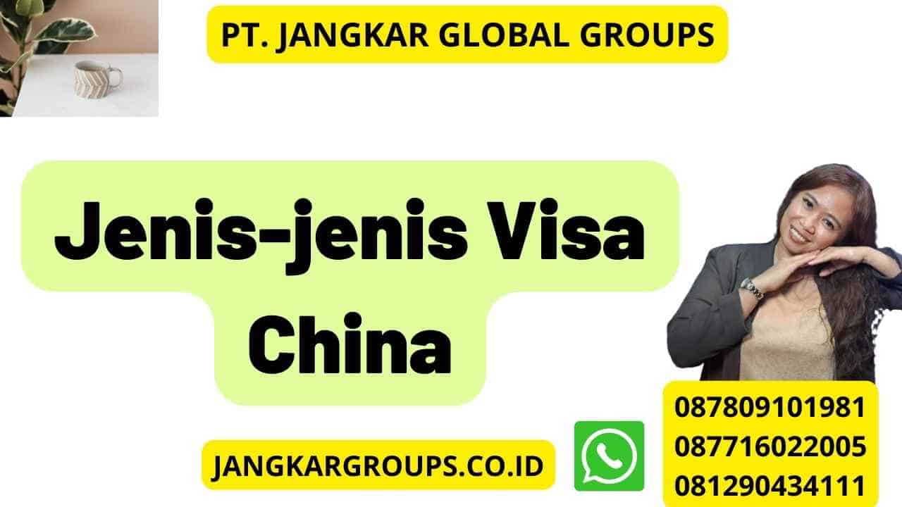 Jenis-jenis Visa China