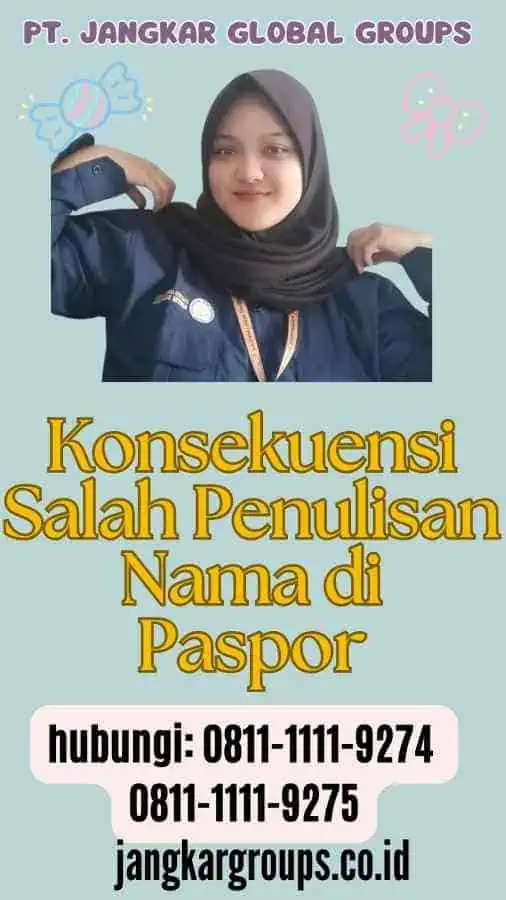 Konsekuensi Salah Penulisan Nama di Paspor