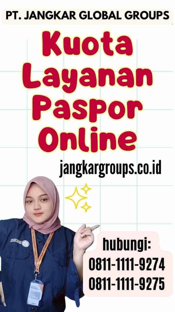 Kuota Layanan Paspor Online