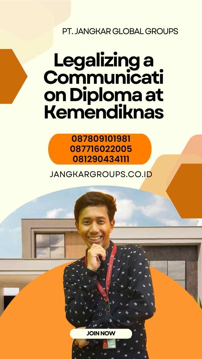 Legalizing a Communication Diploma at Kemendiknas