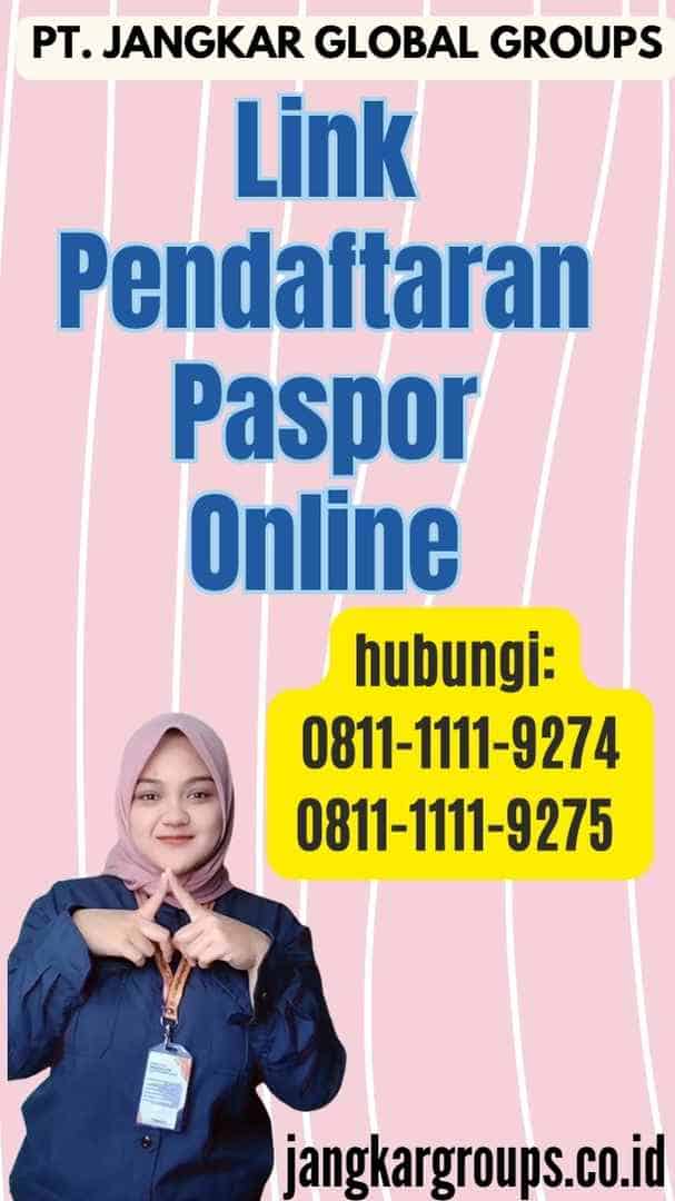 Link Pendaftaran Paspor Online