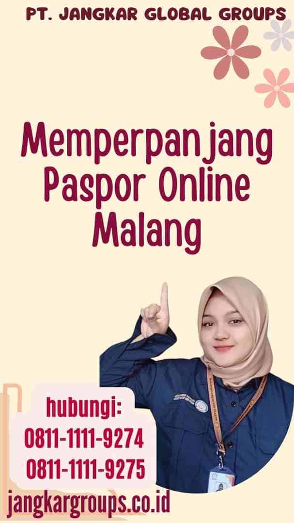 Memperpanjang Paspor Online Malang