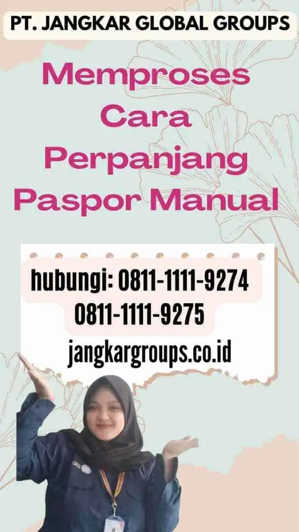 Memproses Cara Perpanjang Paspor Manual