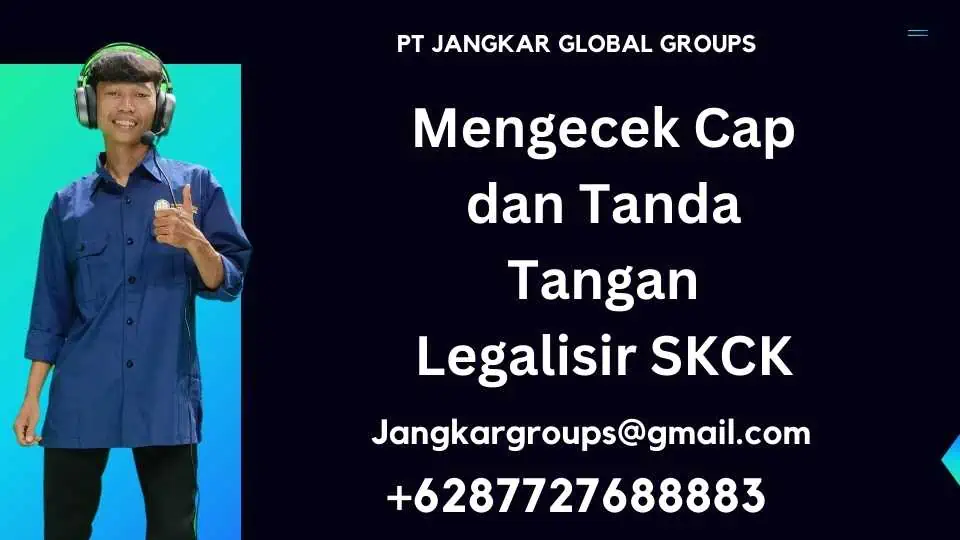 Mengecek Cap dan Tanda Tangan Legalisir SKCK