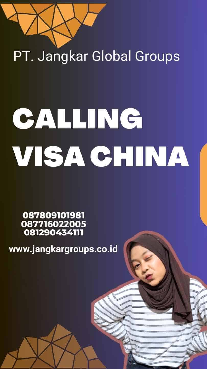 Calling Visa China