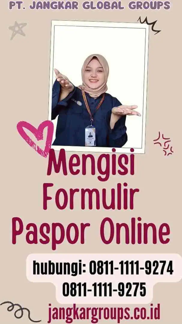 Mengisi Formulir Paspor Online