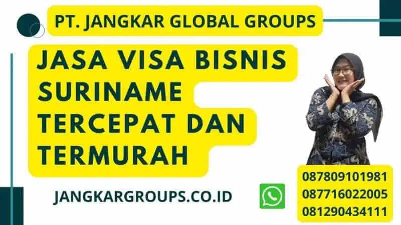 Jasa visa bisnis Suriname