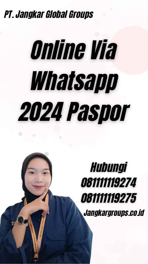Online Via Whatsapp 2024 Paspor