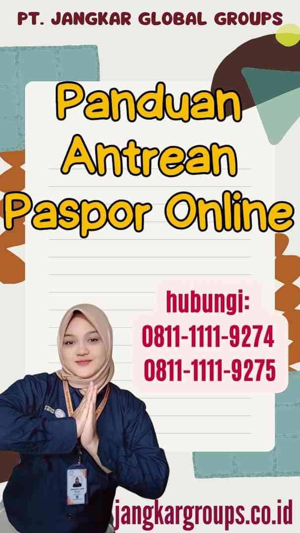 Panduan Antrean Paspor Online