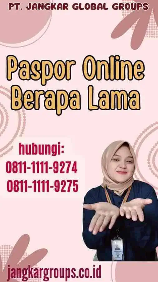 Paspor Online Berapa Lama