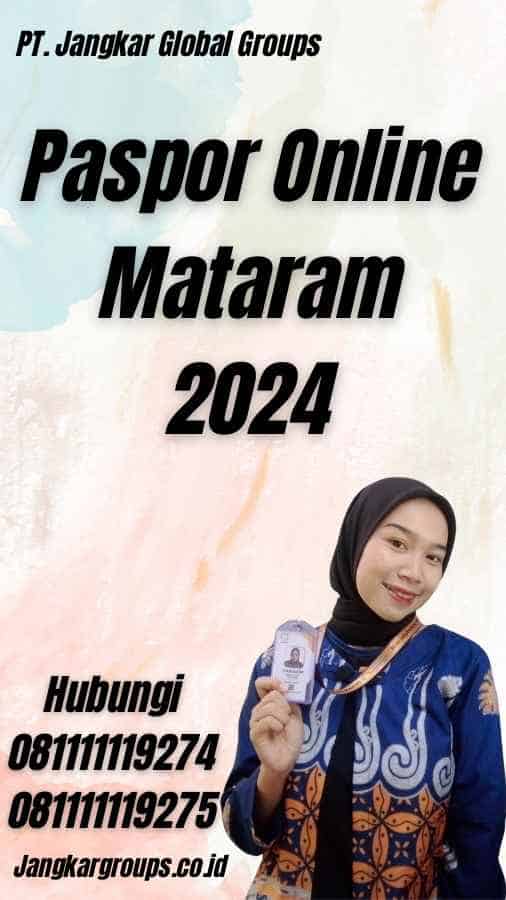 Paspor Online Mataram 2024