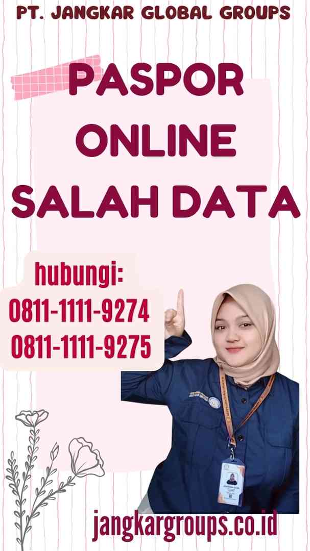 Paspor Online Salah Data