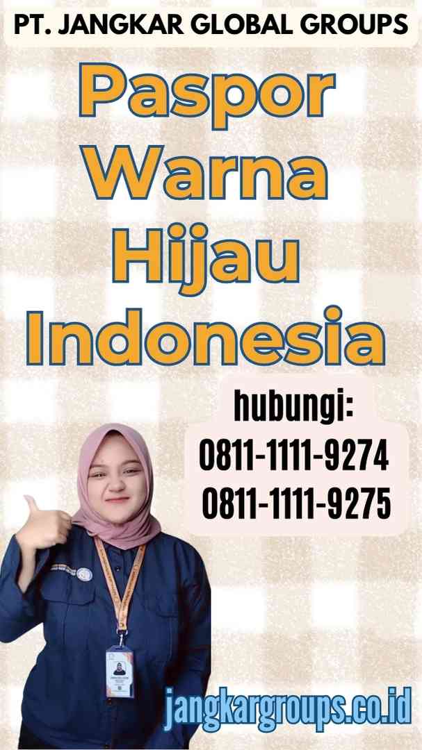 Paspor Warna Hijau Indonesia