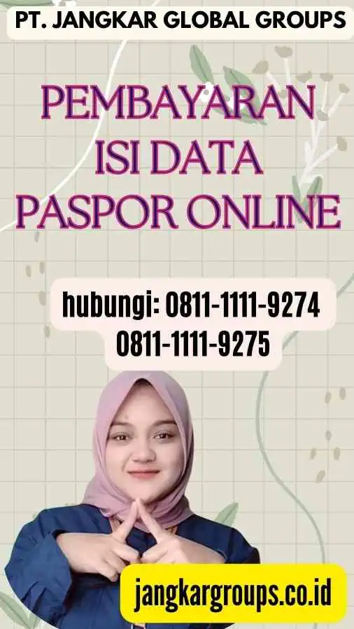 Pembayaran Isi Data Paspor Online