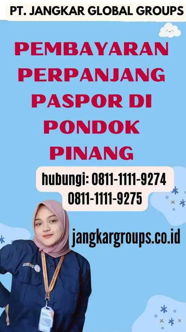 Pembayaran Perpanjang Paspor Di Pondok Pinang