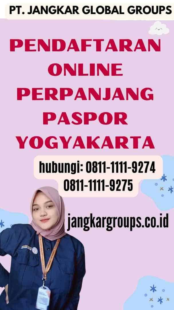 Pendaftaran Online Perpanjang Paspor Yogyakarta