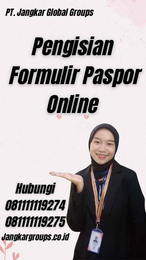 Pengisian Formulir Paspor Online