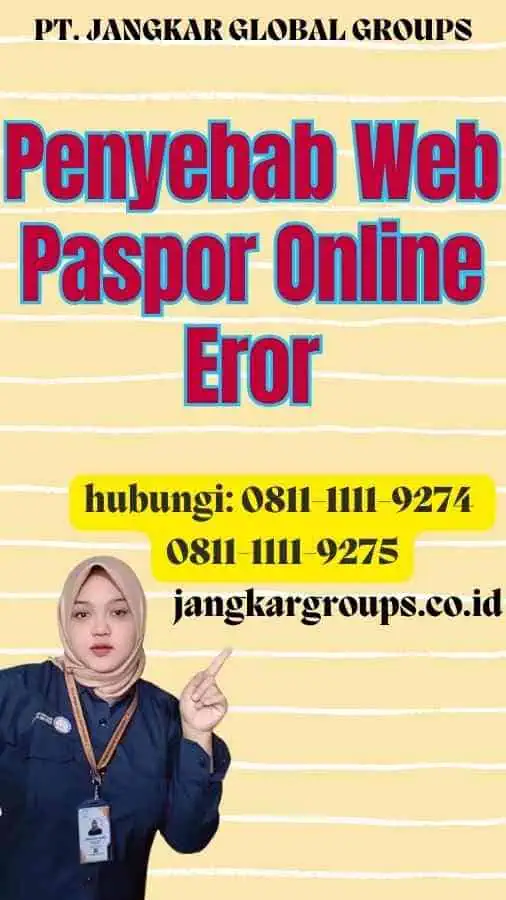Penyebab Web Paspor Online Eror
