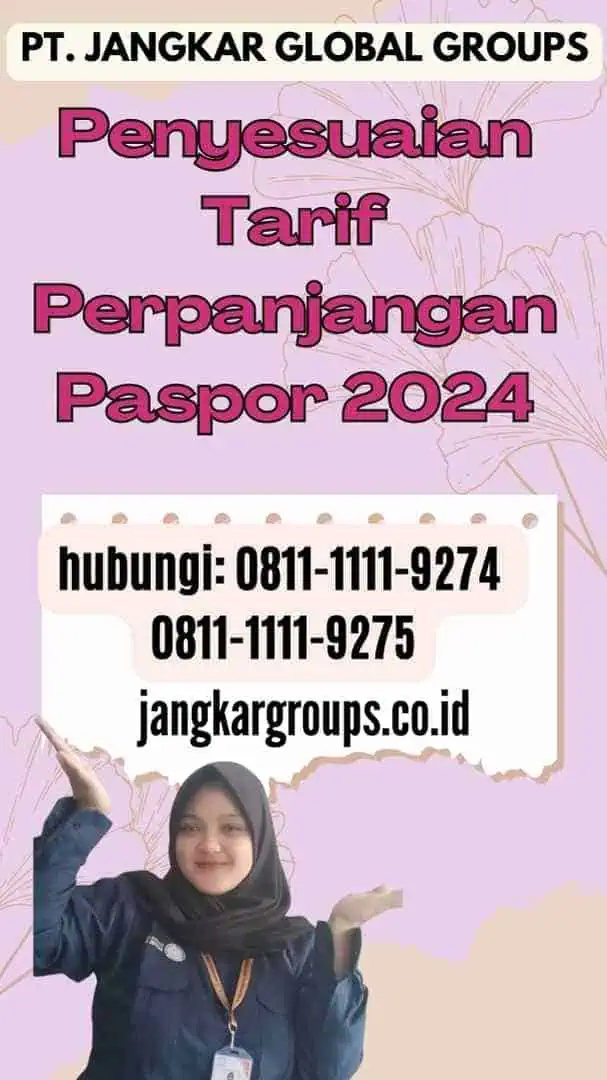 Penyesuaian Tarif Perpanjangan Paspor 2024