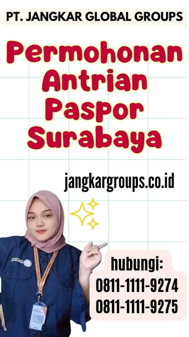 Permohonan Antrian Paspor Surabaya