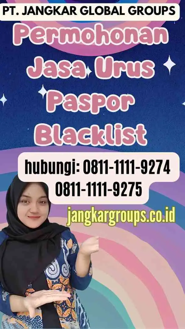 Permohonan Jasa Urus Paspor Blacklist