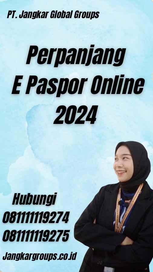 Perpanjang E Paspor Online 2024