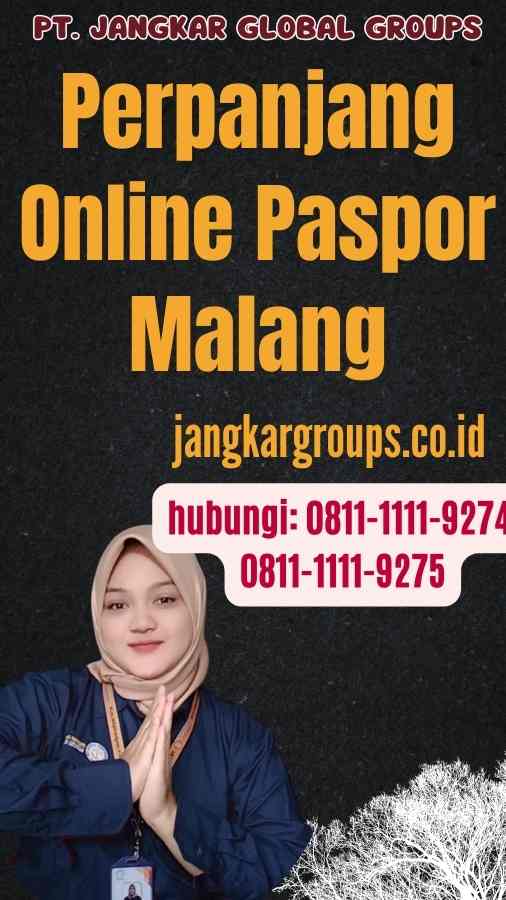 Perpanjang Online Paspor Malang