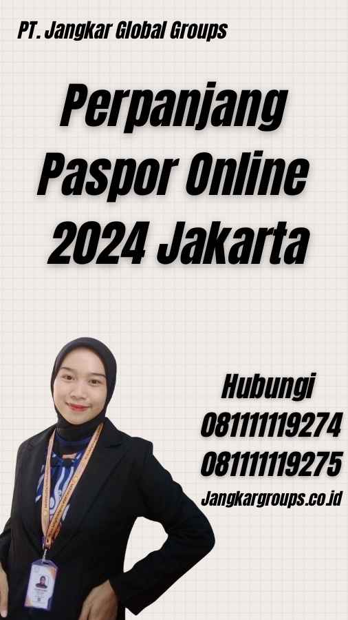 Perpanjang Paspor Online 2024 Jakarta
