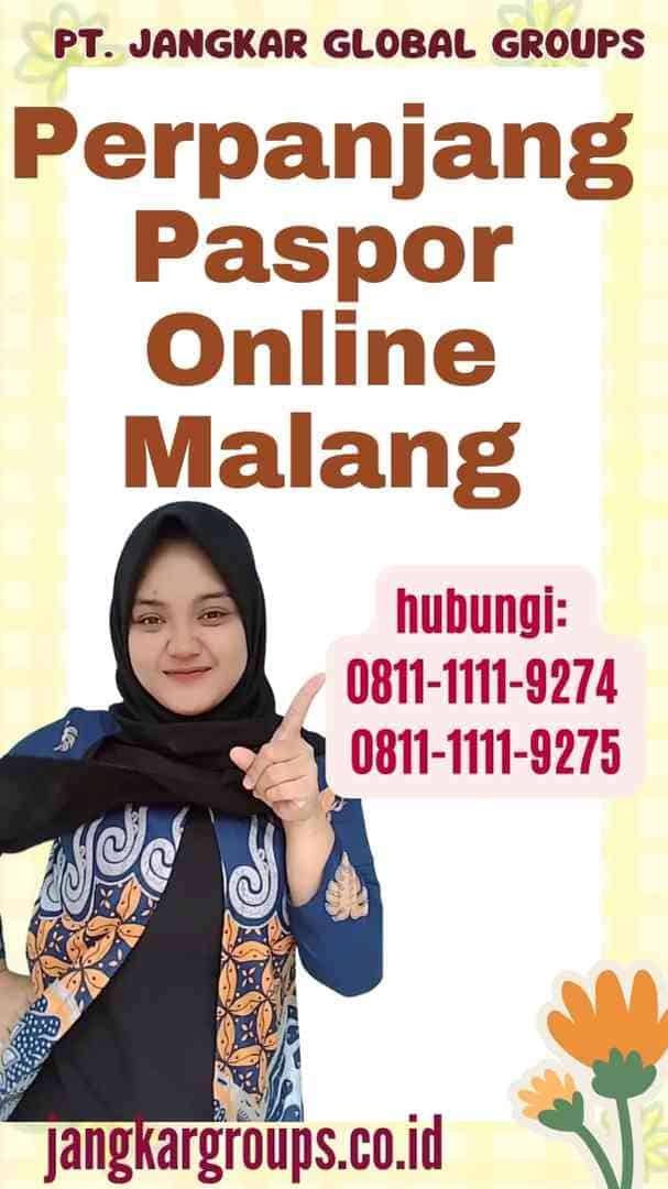 Perpanjang Paspor Online Malang