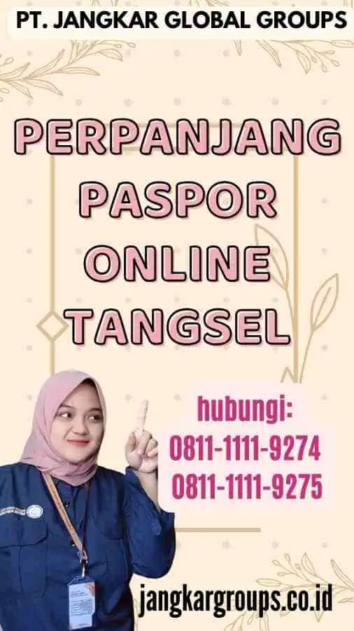 Perpanjang Paspor Online Tangsel