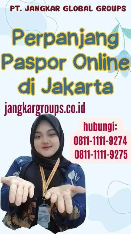 Perpanjang Paspor Online di Jakarta