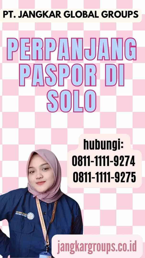 Perpanjang Paspor di Solo