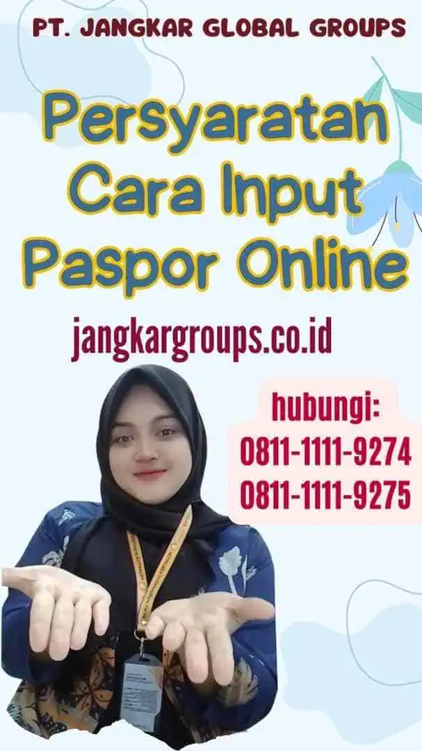 Persyaratan Cara Input Paspor Online