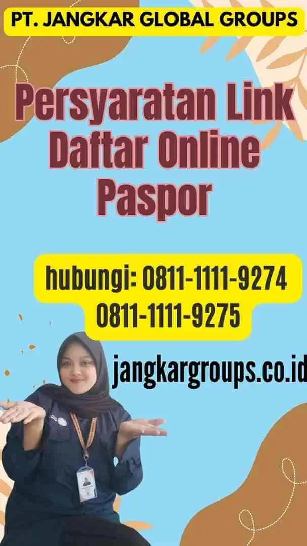 Persyaratan Link Daftar Online Paspor