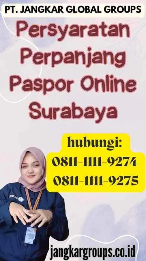 Persyaratan Perpanjang Paspor Online Surabaya