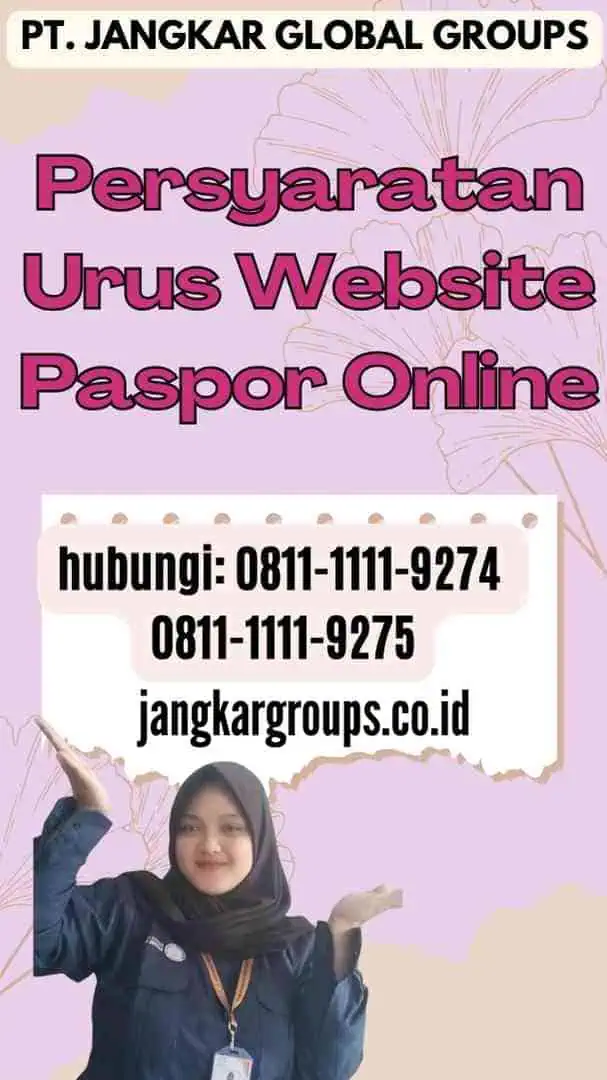 Persyaratan Urus Website Paspor Online