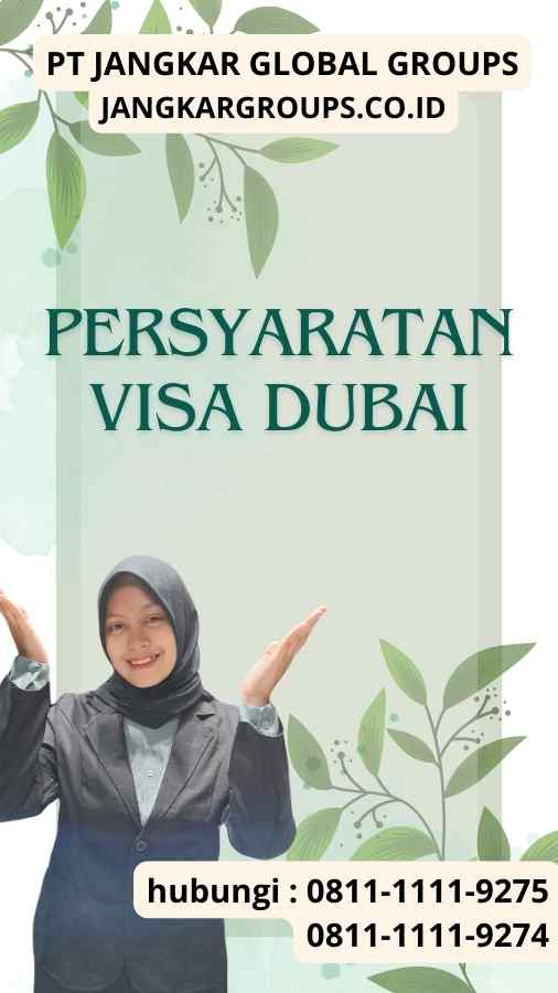 Persyaratan Visa Dubai