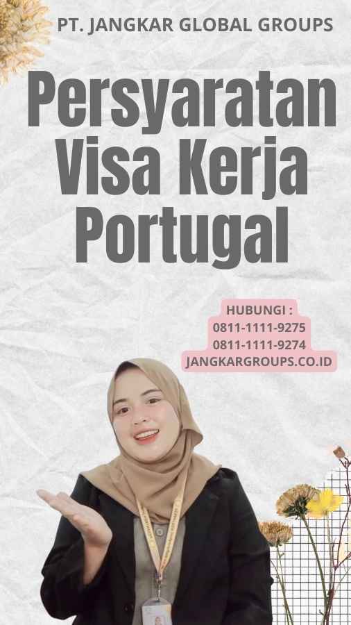 Persyaratan Visa Kerja Portugal