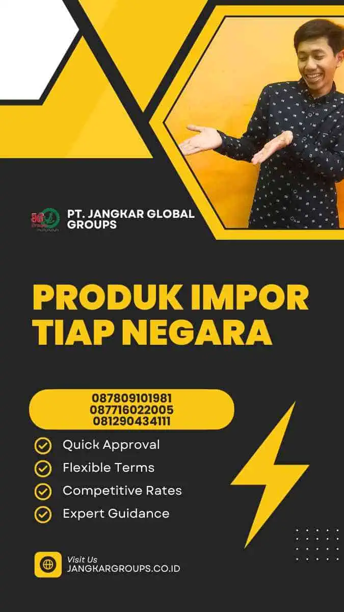 Produk Impor Tiap Negara