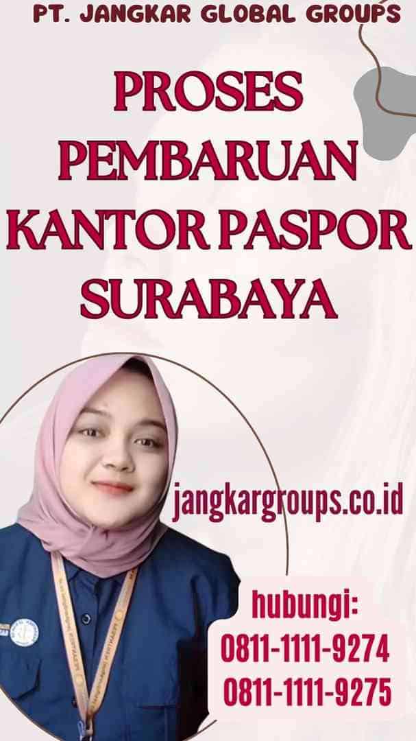 Proses Pembaruan Kantor Paspor Surabaya