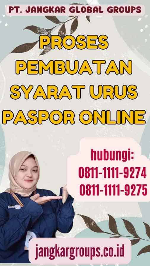 Proses Pembuatan Syarat Urus Paspor Online