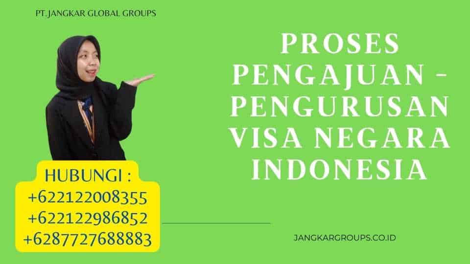 Proses Pengajuan - Pengurusan Visa Negara Indonesia