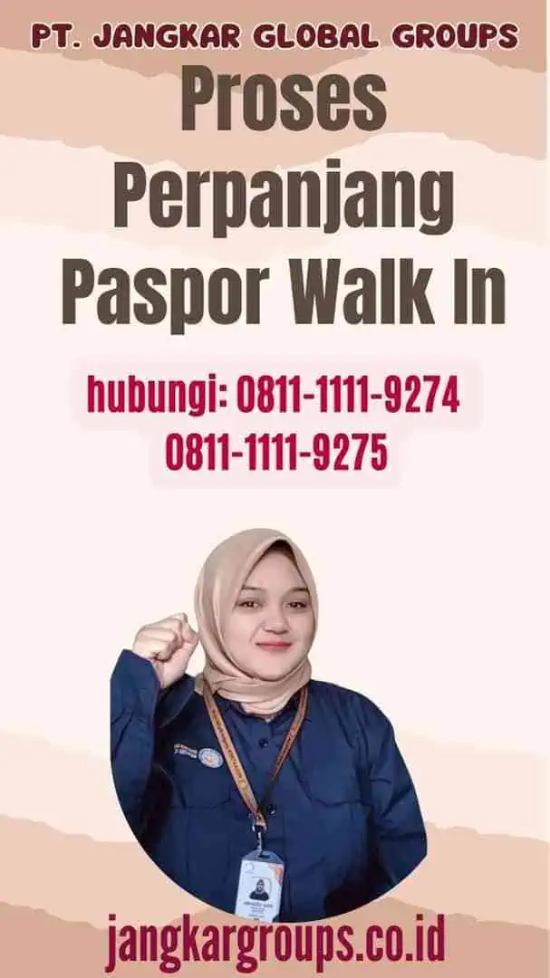 Proses Perpanjang Paspor Walk In